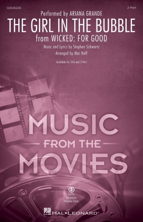 The Girl in the Bubble 2-Part Choir Chorpartitur