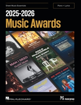 2025-2026 Music Awards Vocal and Piano Buch