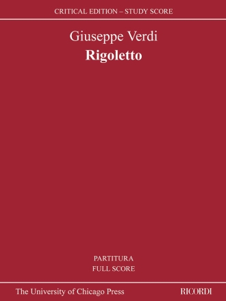 Rigoletto Orchestra Studienpartitur
