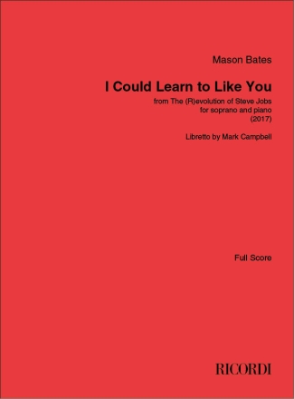 I Could Learn to Like You Soprano Voice and Piano Buch
