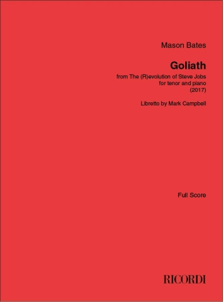 Goliath Tenor Voice and Piano Buch