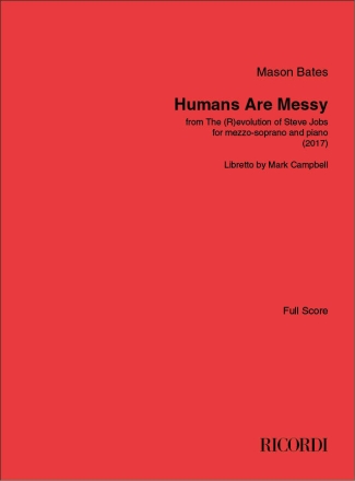 Humans Are Messy Mezzo Soprano Voice and Piano Buch