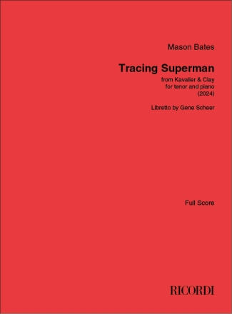 Tracing Superman Tenor Voice and Piano Buch