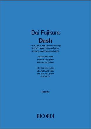 Dash Saxophone and Harp or Piano Partitur