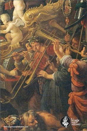 Grip-Tuch Motiv Allegory of Peace by Adriaen Van Nieulandt f�r Posaunisten