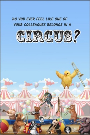 Grip-Tuch Motiv Does Your Colleague Belong In A Circus? f�r Posaunisten