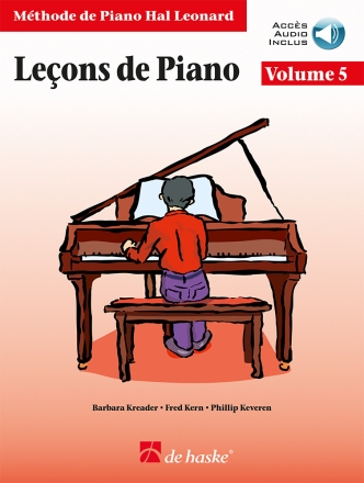 Le�ons de Piano, volume 5 Klavier Buch + Online-Audio