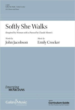 Softly She Walks SSA and Piano Chorpartitur