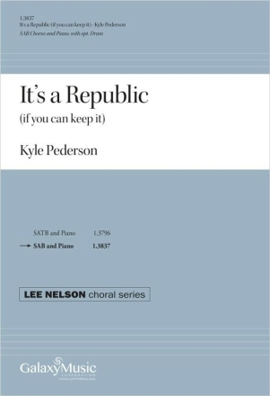 It's a Republic SA and Piano Chorpartitur