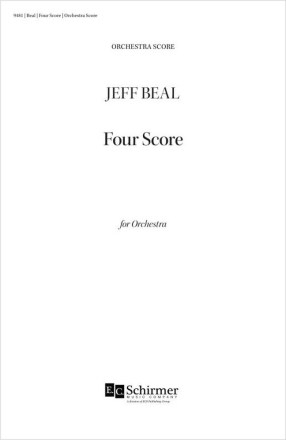 Four Score Orchestra Partitur
