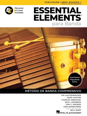 Essential Elements para Banda-Percusi�n Lib1 Percussion Buch + Medien Online