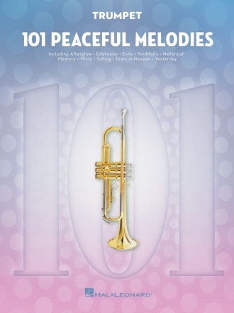 101 Peaceful Melodies for Trumpet Trompete Buch