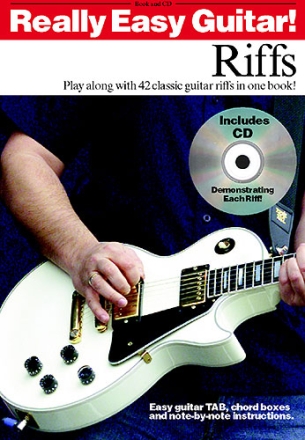 Really Easy Guitar! Riffs Gitarre Buch und CD