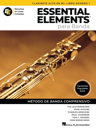 Essential Elements para Banda-ClarAlto en Mib Lib1 Alto Clarinet Buch + Medien Online