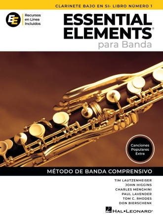 Essential Elements para Banda-ClarBajo en Mib Lib1 Bass Clarinet Buch + Medien Online