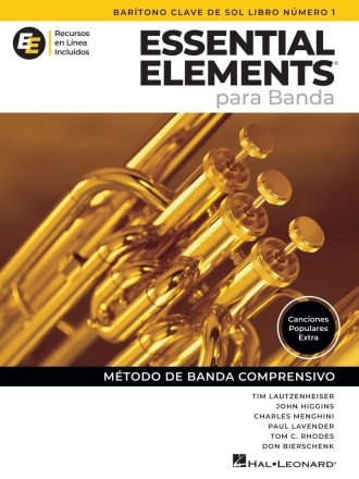 Essential Elements para Banda-Bar�tono de Sol Lib1 Baritone TC Buch + Medien Online