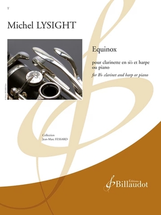 Equinox pour clarinette en sib et harpe ou piano