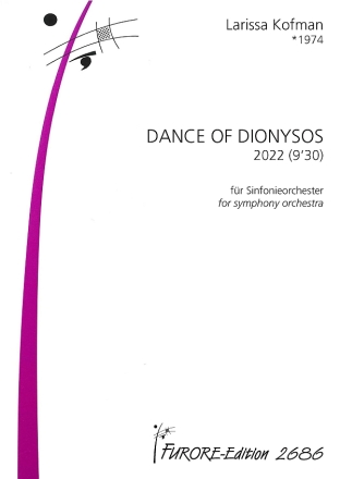 Dance of Dionysos (2022) f�r Sinfonieorchester Partitur