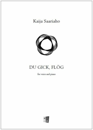 Du gick, fl�g Gesang und Klavier Vokalpartitur