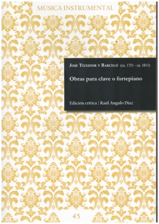 Obras para clave o fortepiano Works for harpsichord or fortepiano