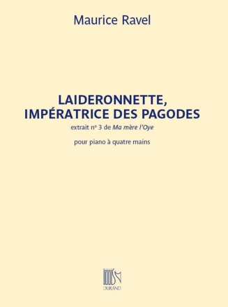 Laideronnette, Imp�ratrice des Pagodes Piano 4Hands Buch