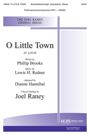 O Little Town SATB and Piano Chorpartitur