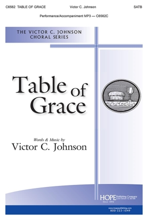 Table of Grace SATB and Piano Chorpartitur