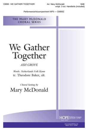 We Gather Together SATB and Piano Chorpartitur