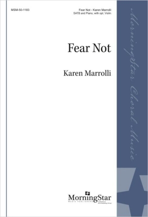 Fear Not SATB, Violin and Piano Chorpartitur