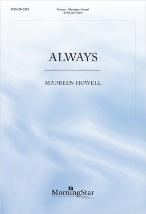 Always SATB and Piano Chorpartitur