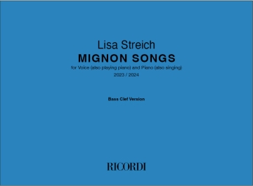 Mignon Songs Vocal and Piano Partitur