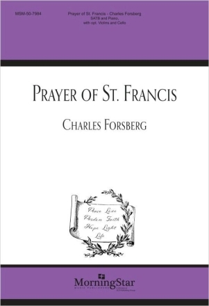Prayer of St. Francis SATB, Violin, Cello and Piano Chorpartitur