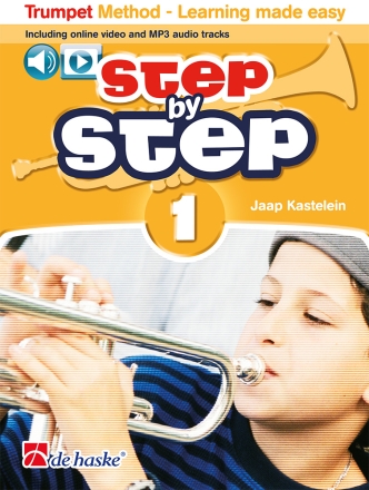 Step by Step 1 Trumpet Trompete Buch + Medien Online