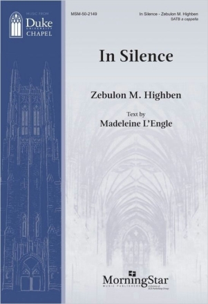 In Silence SATB a Cappella Chorpartitur