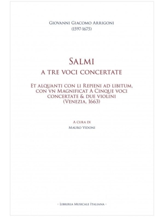 Salmi a Tre Voci Concertate Voice and Violin Buch