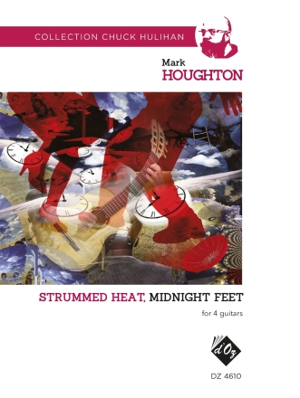 Strummed Heat, Midnight Feet Gitarrenquartett Partitur + Stimmen