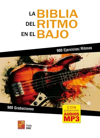 La biblia del ritmo en el bajo E-Bass Buch + Online-Audio