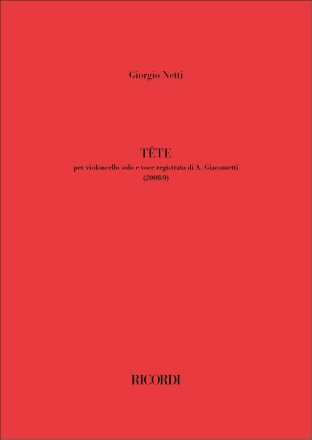 T�te Cello Partitur