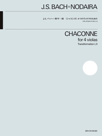 Chaconne 4 Violen Partitur und Stimmen
