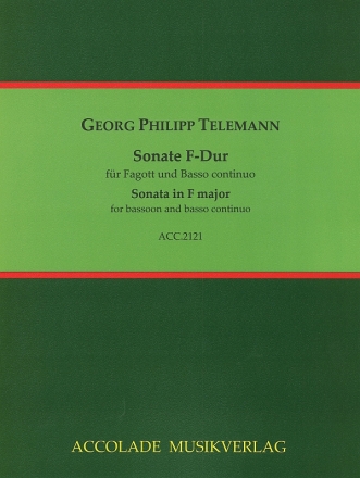 Sonate F-Dur TWV41:F2 f�r Fagott und Basso continuo