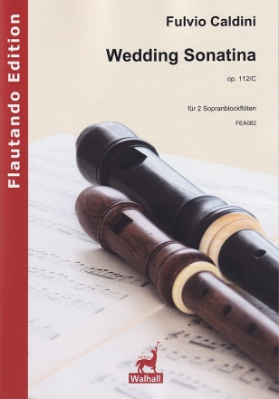 Wedding Sonatina op.112/C f�r 2 Sopranblockfl�ten Spielpartitur