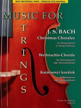 Christmas Chorales Streichorchester Partitur + Stimmen