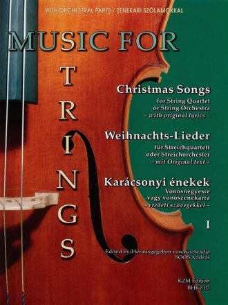 Christmas Songs Streichquartett Partitur + Stimmen