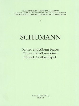 Dances and Album Leaves Cello und Klavier Buch + Einzelstimme(n)