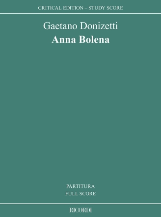 Anna Bolena Orchestra Studienpartitur