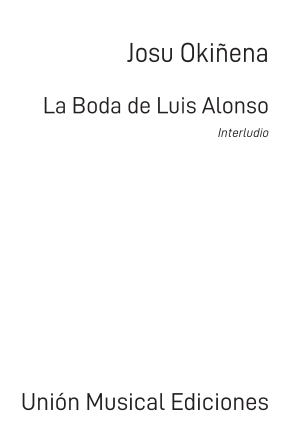 La Boda de Luis Alonso Klavier Buch
