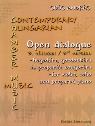 Open dialogue - 3rd version Piano Trio Partitur