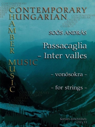 Passacaglia - Inter valles for strings Streichensemble Partitur + Stimmen