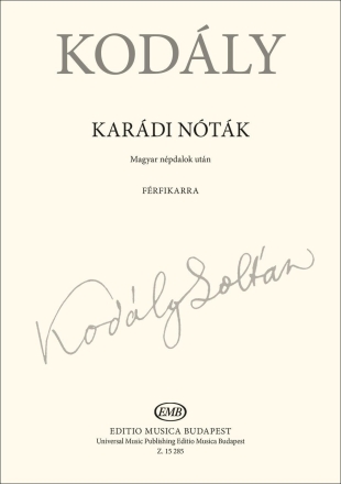 Songs From Kar�d Lower Voices Chorpartitur