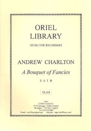 A Bouquet of Fancies for 4 recorders (SATB) score and parts